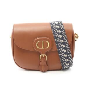 Dior Bobby Shoulder Bag Brown Leather